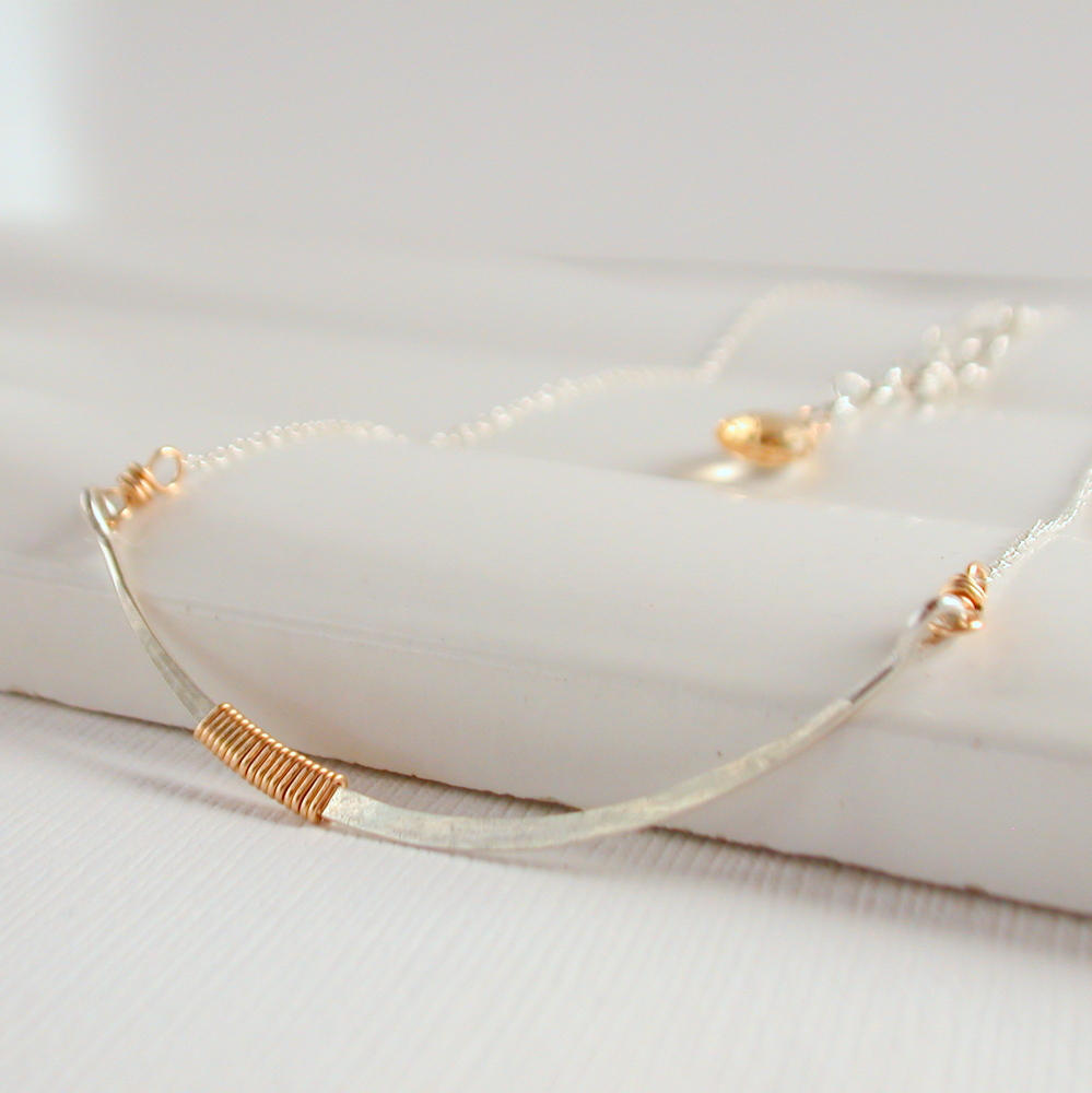 Brien Embellished Bar Necklace image 2