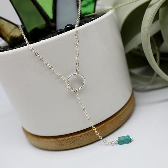 Turquoise Lariet Necklacet image 3