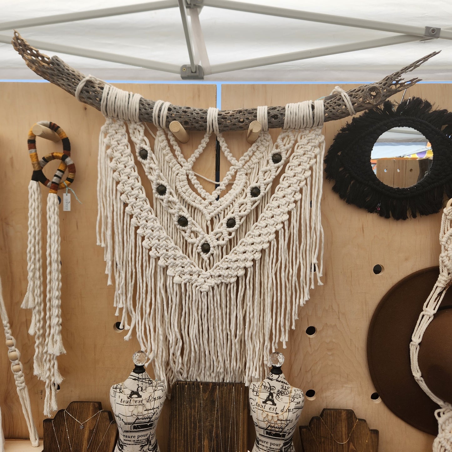 Desert Round-Up Wall Hanging-Macrame image 0