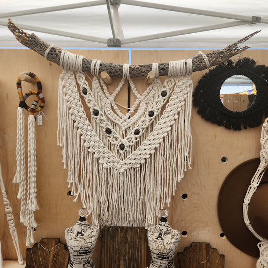 Desert Round-Up Wall Hanging-Macrame image 0