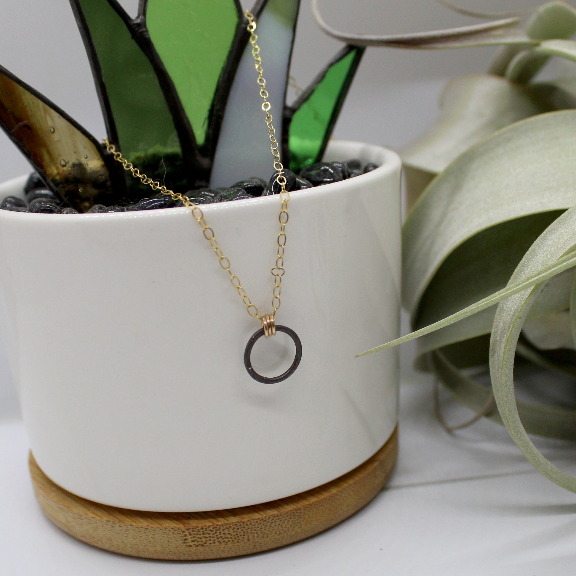Stone Circle Necklace image 1