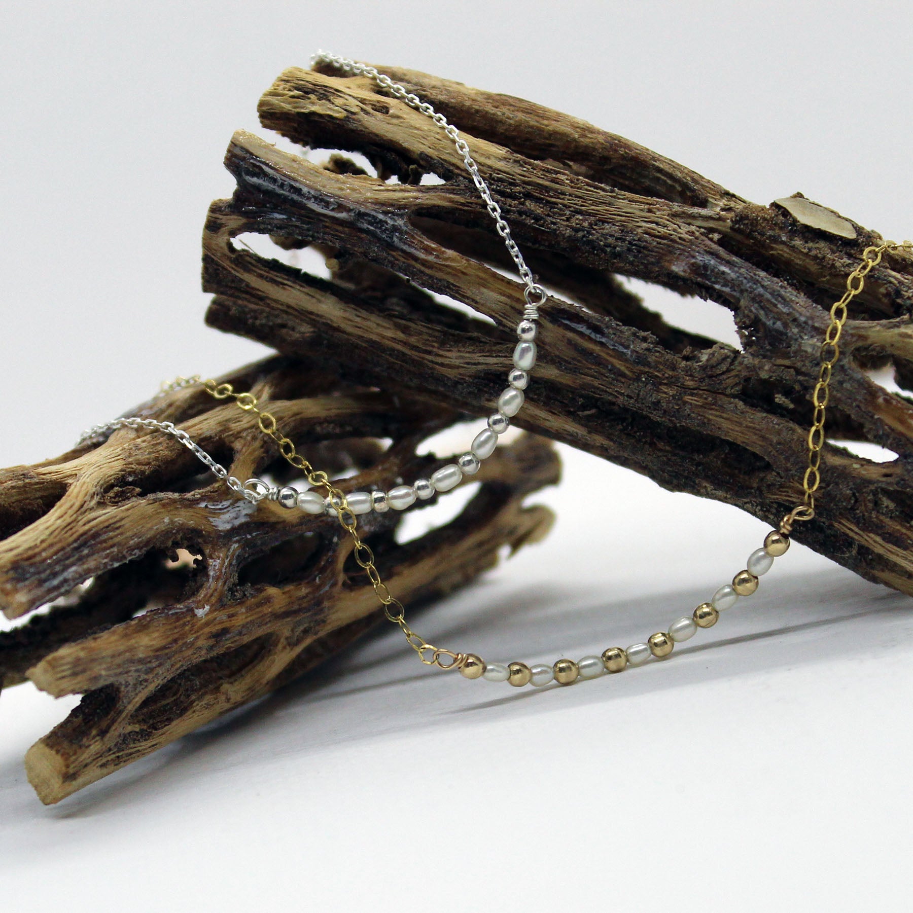 Rice Pearl Necklace image 0