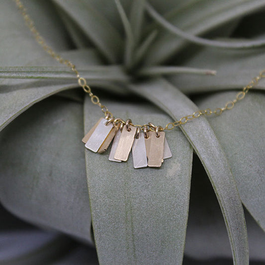 Itty Bitty Tag Cluster Necklace image 0
