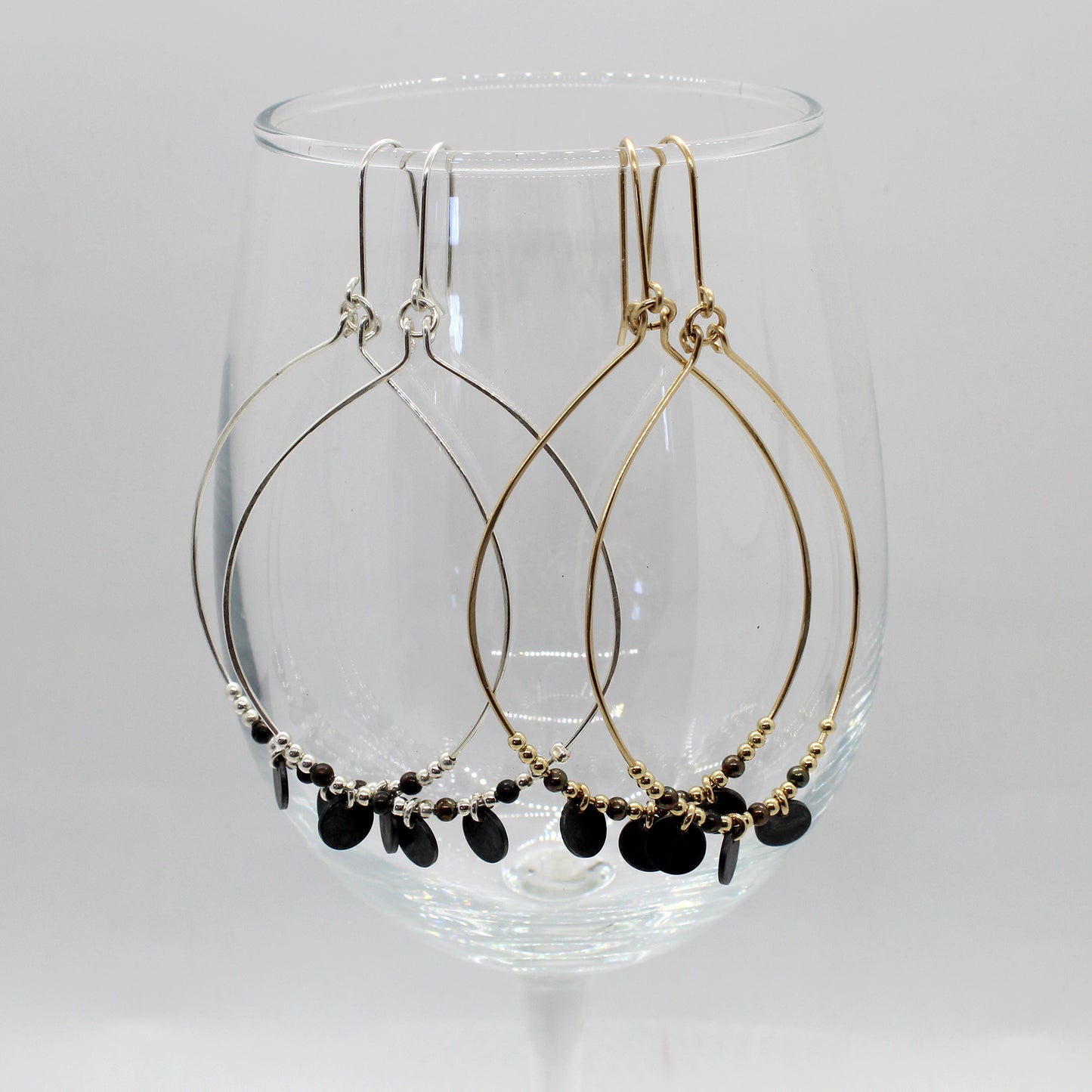 Lyla Loopy Disk Earrings image 1