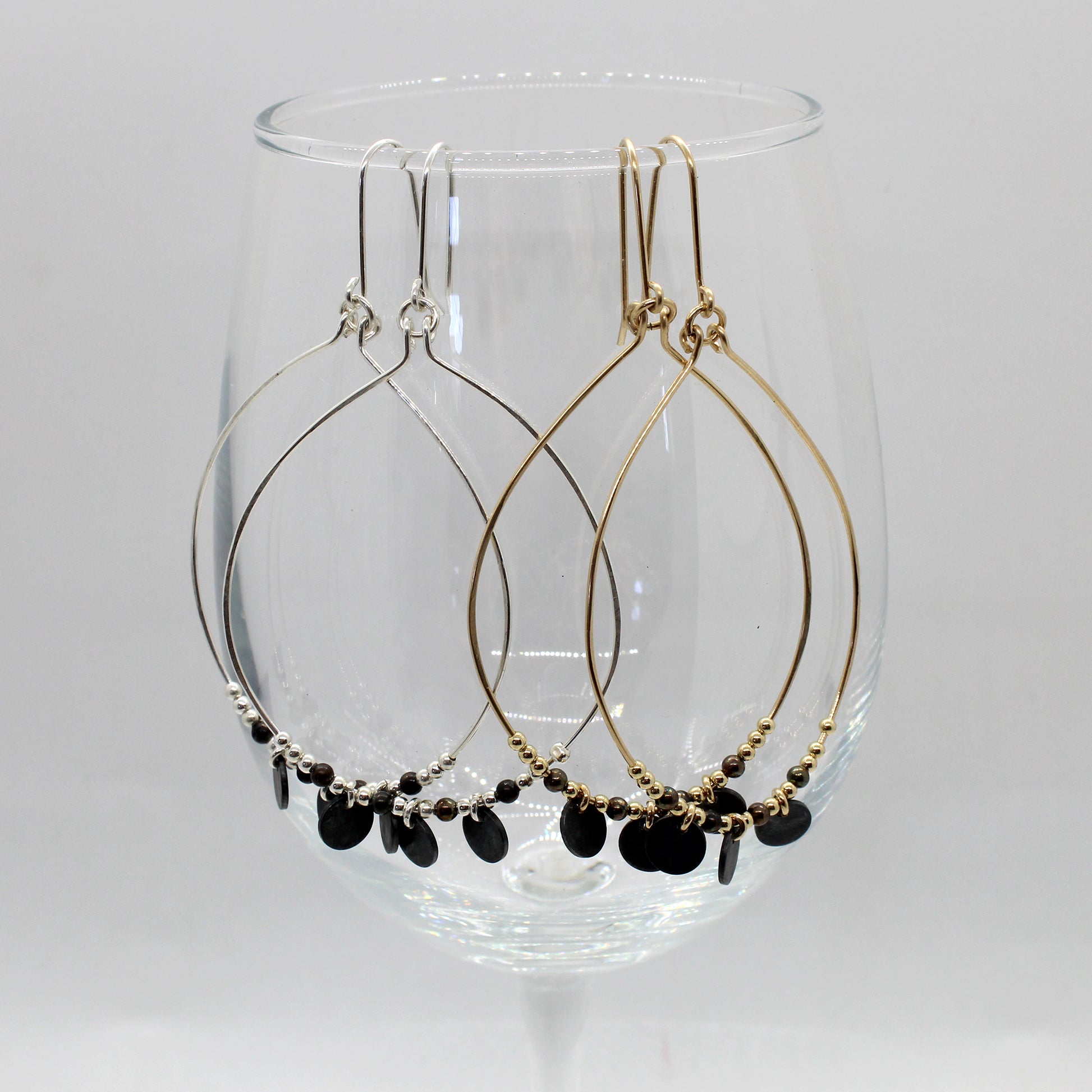 Lyla Loopy Disk Earrings image 1