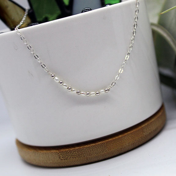 Rice Pearl Necklace image 4