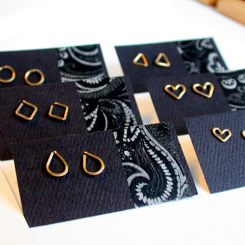 Tiny Shape Post Earrings image 0