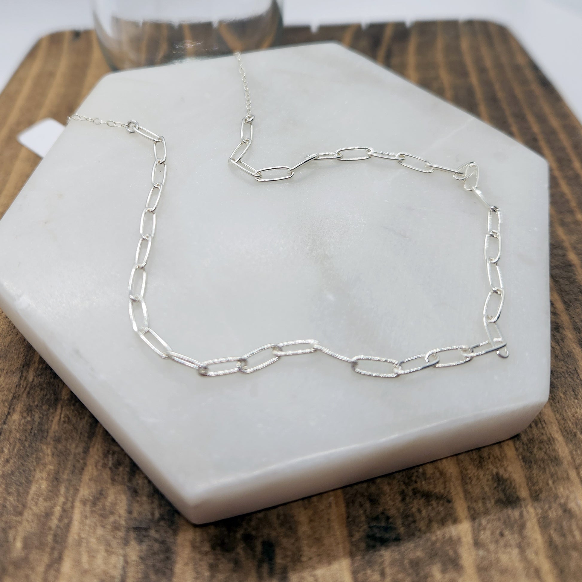 Paper Clip Necklace or Choker image 3