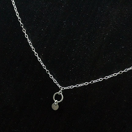 Itty Bitty Coin Hoop Necklace image 6