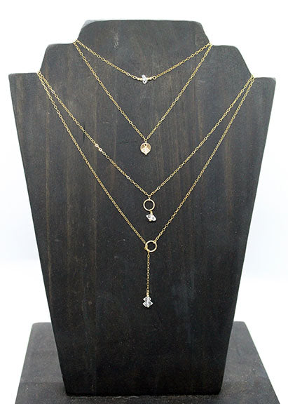 Herkimer Diamond Lariat Necklace image 10