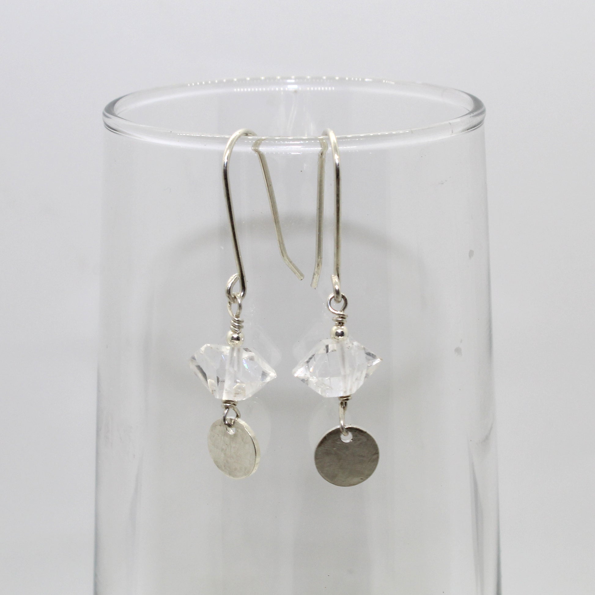 Hailey Herkimer Diamond Coin Earrings image 2