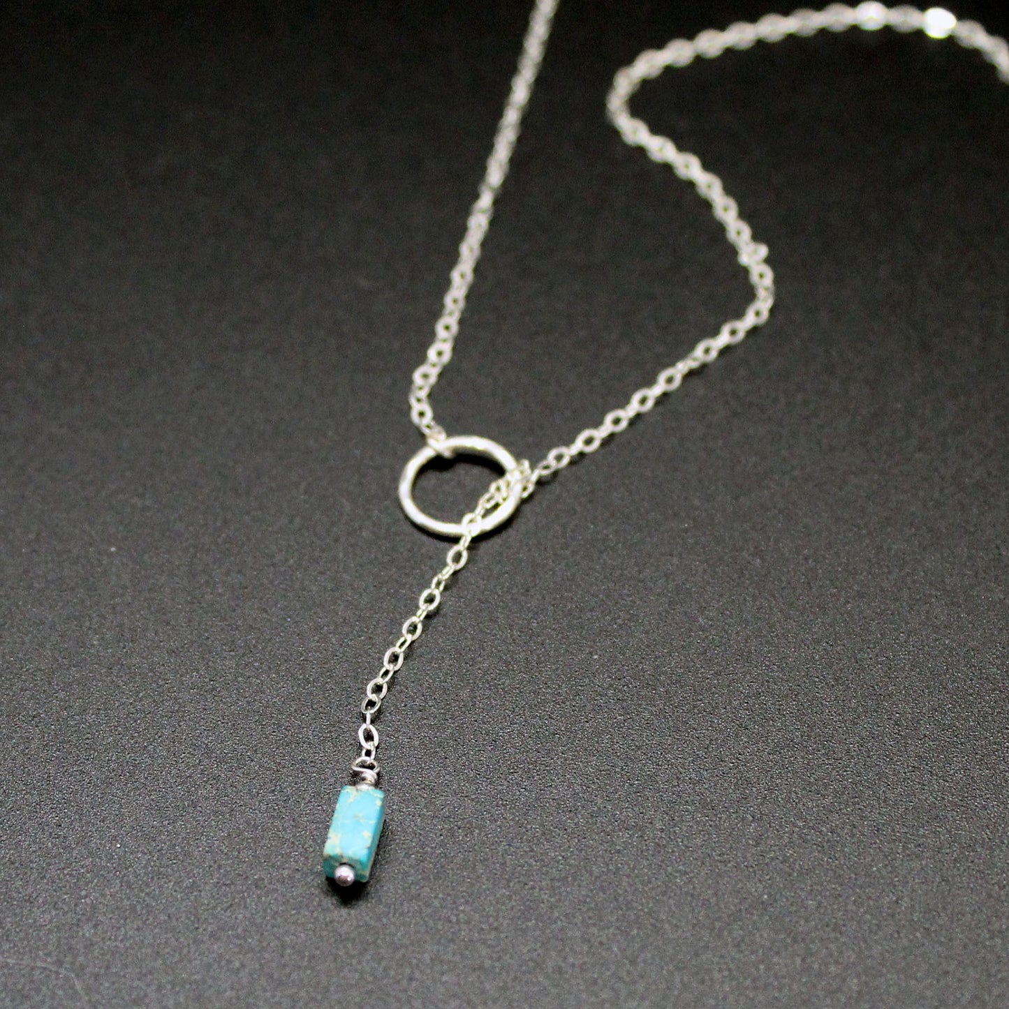 Turquoise Lariet Necklacet image 5