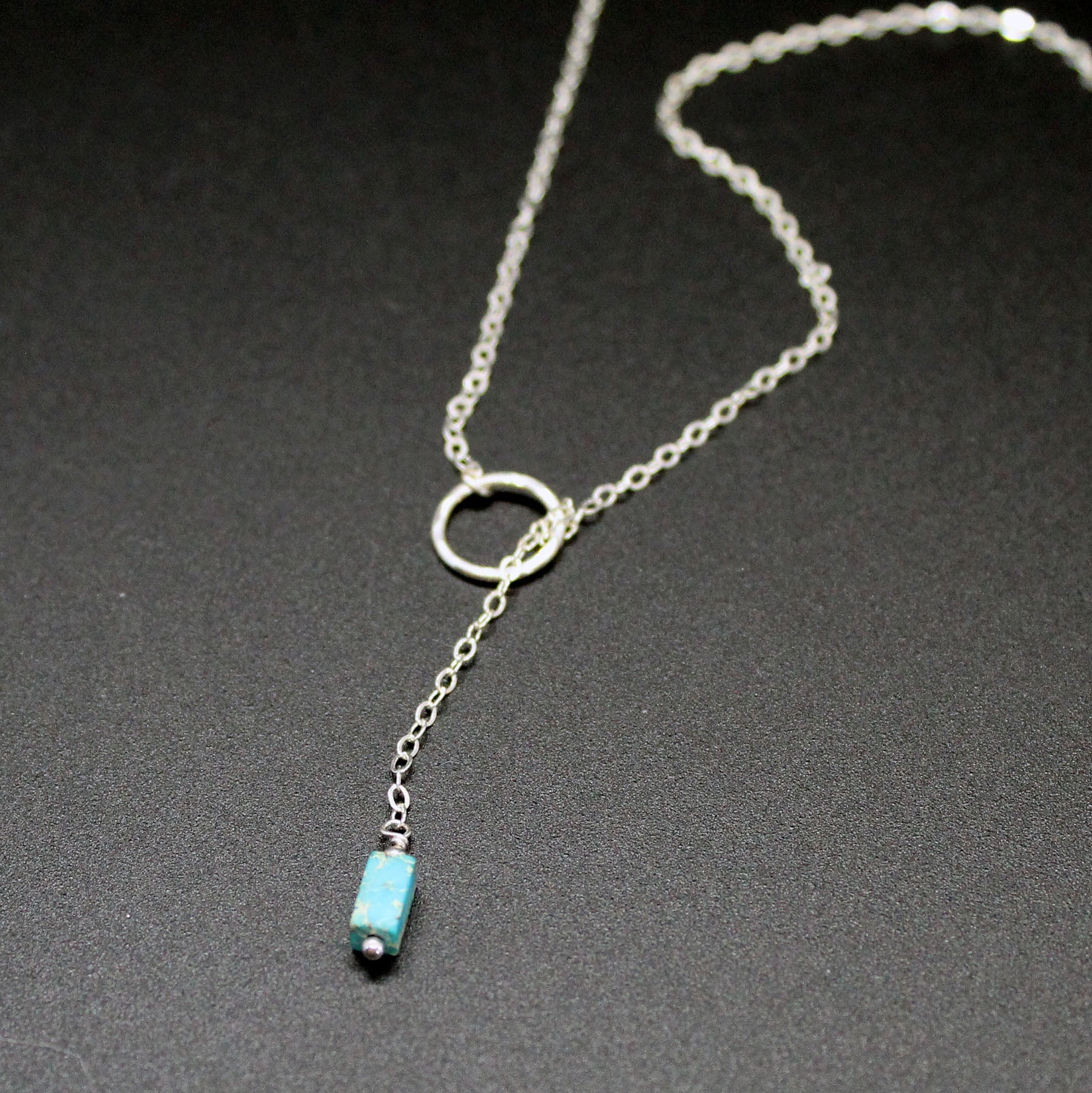 Turquoise Lariet Necklacet image 5