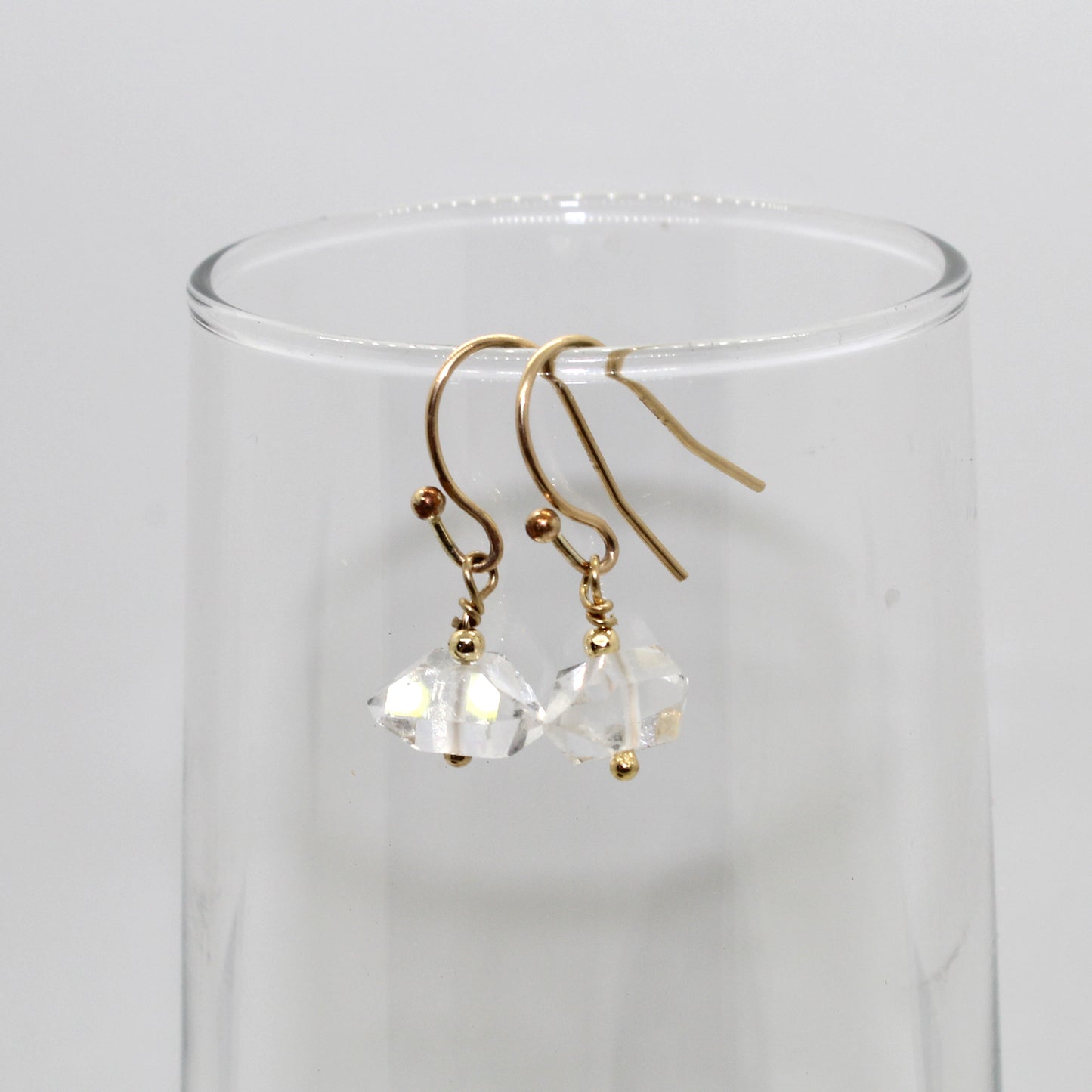 Daphne Dainty Herkimer Diamond Earrings image 2