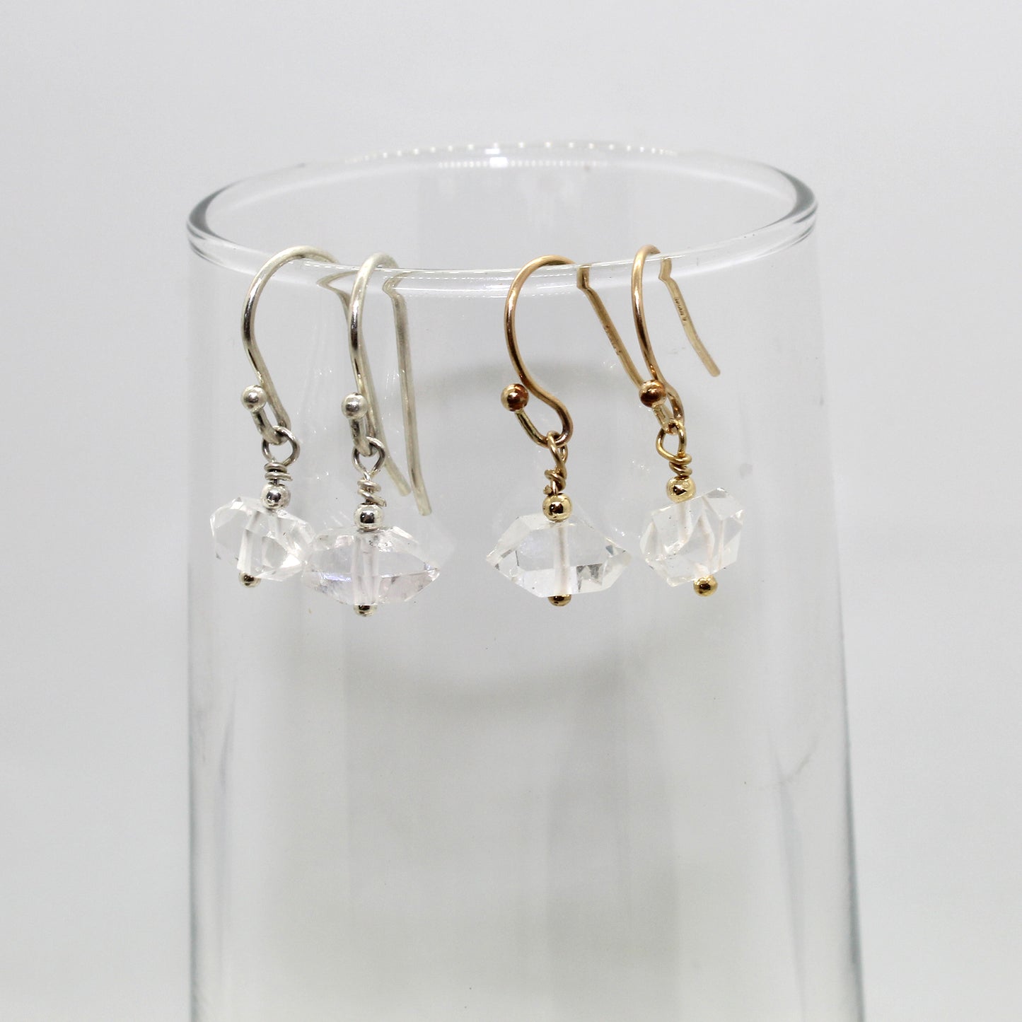 Daphne Dainty Herkimer Diamond Earrings image 0