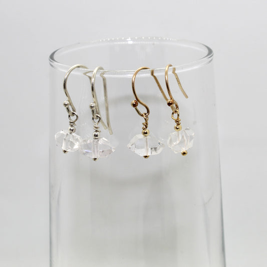 Daphne Dainty Herkimer Diamond Earrings image 0