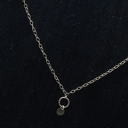 Itty Bitty Coin Hoop Necklace image 7