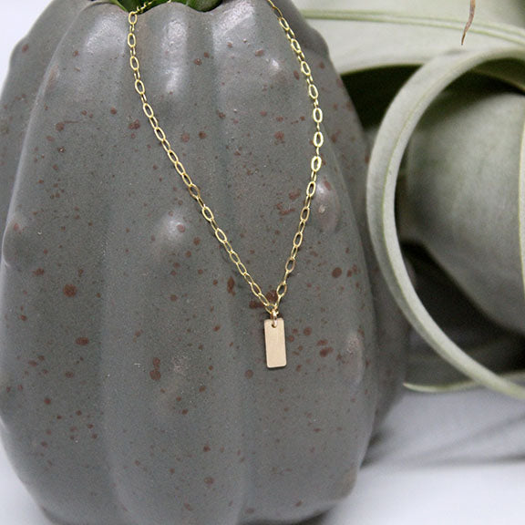 Itty Bitty Tag Necklace image 2