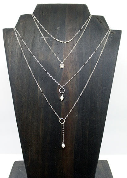 Pearl Lariat Necklace image 5