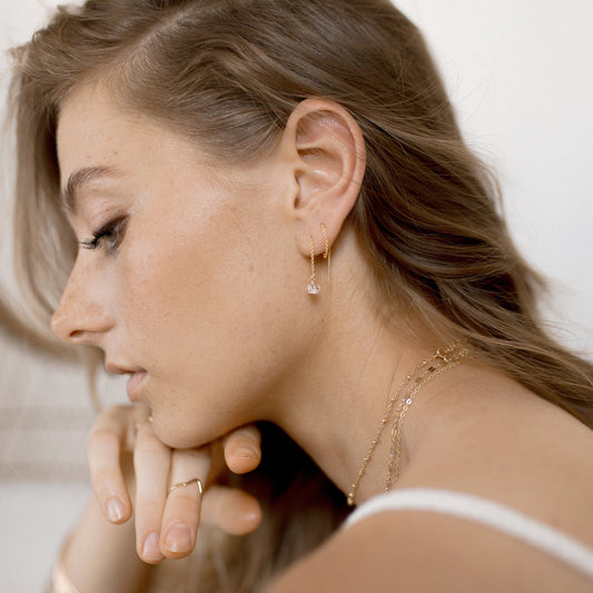 Herkimer Diamond Threaders image 0