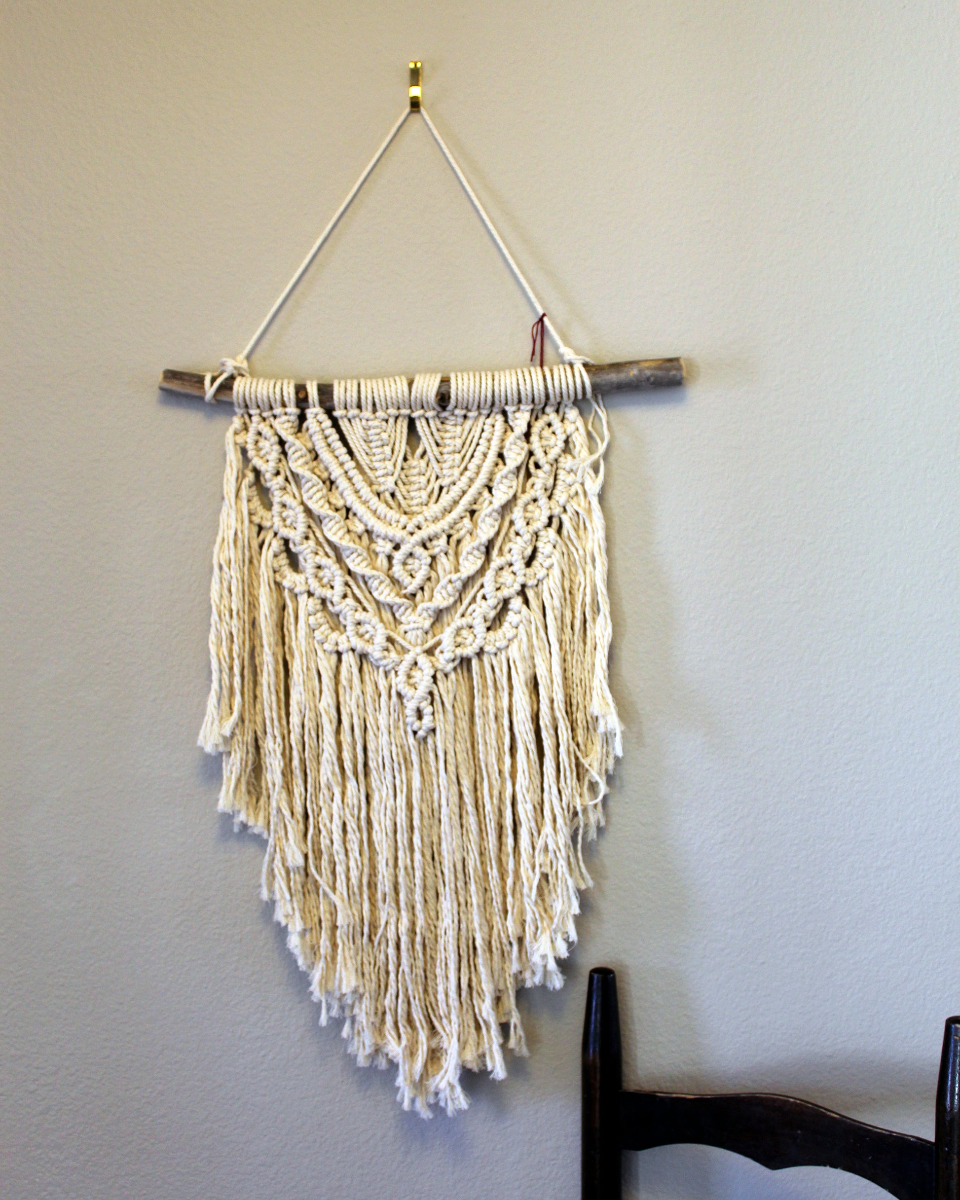 Forget Me Knots Bohemian Spirit Macrame Wall Hanging-Medium image 4