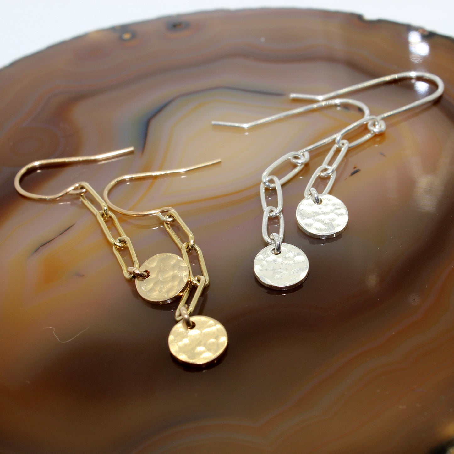 Coin Link Earrings image 2